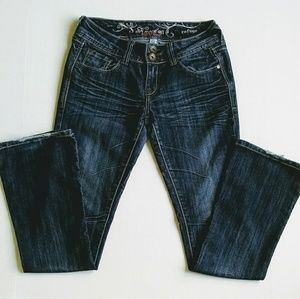 Refuge Knockout Skinny Boot dark wash jeans